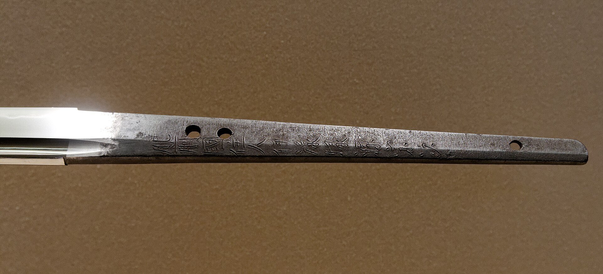 Nakago de katana japonesa antiga