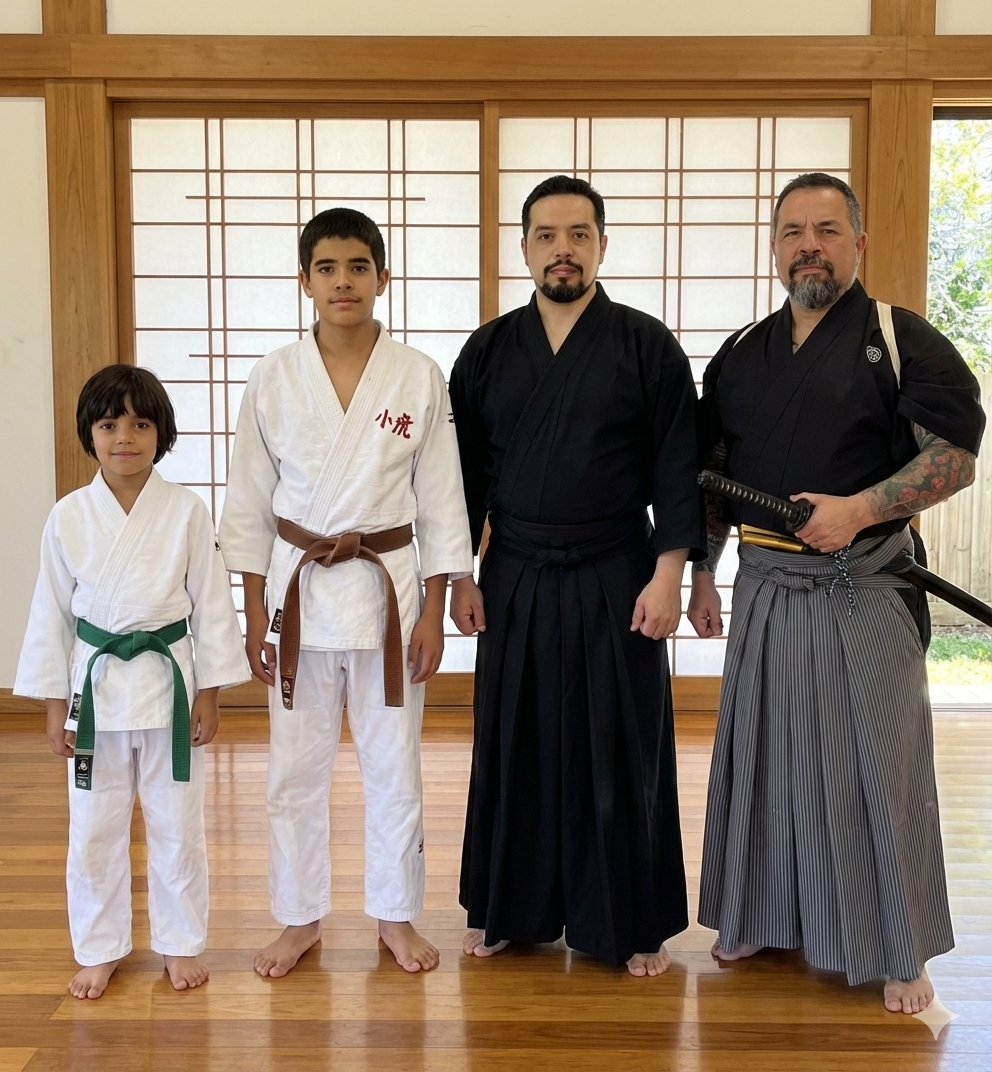 Timeline da evolução de Jason Sensei por AI