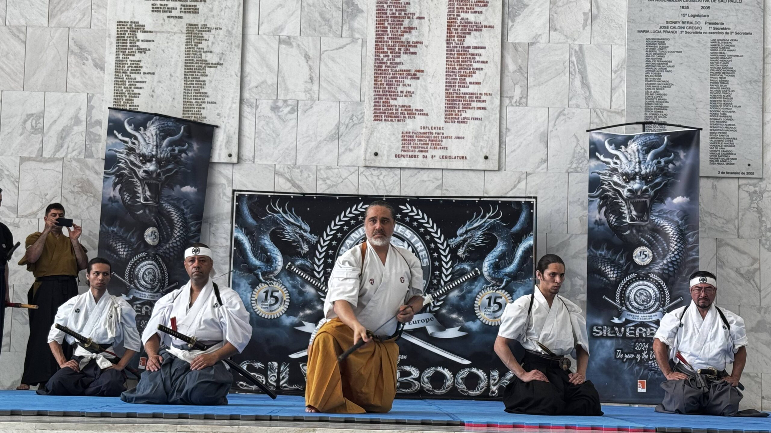 Shintō Ryū Shinken Bujutsu representado por Marcelo e Adriano na Ryujinkai